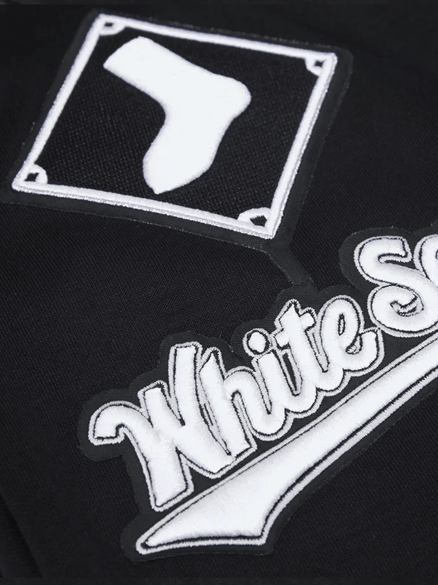 Chicago White Sox Pro Standard MLB Team Chenille Hoodie Jumper  - Black