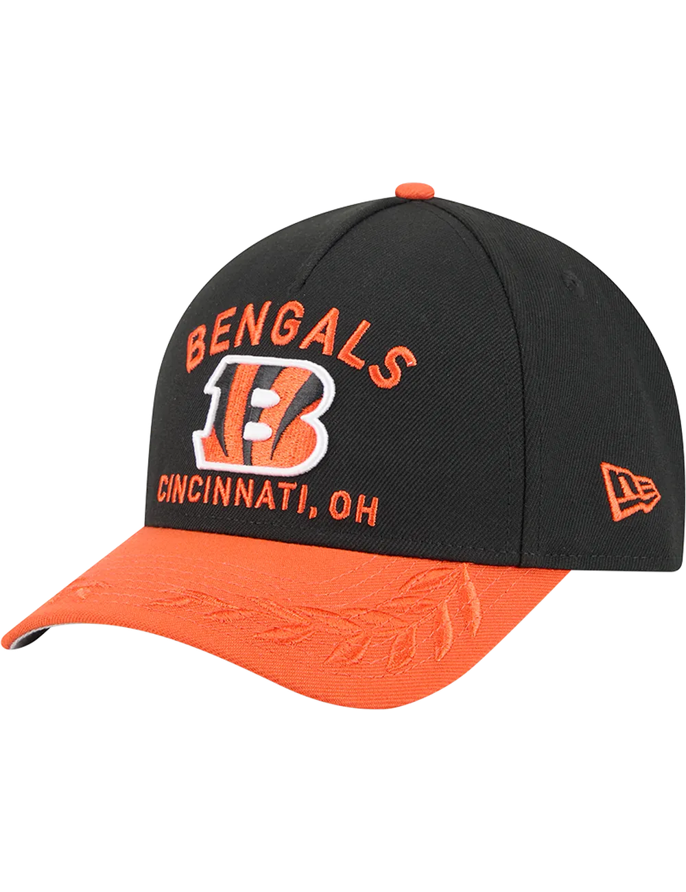 Cincinnati Bengals New Era NFL 25 Draft 9FORTY M-Crown Snapback Hat - Black