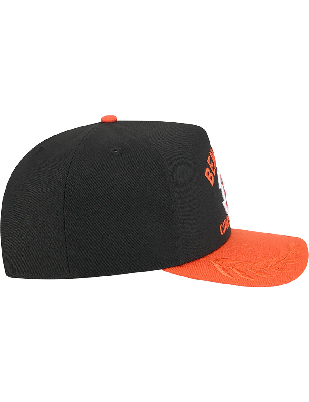 Cincinnati Bengals New Era NFL 25 Draft Pre-Curved 9FIFTY A-Frame Snapback Hat - Black