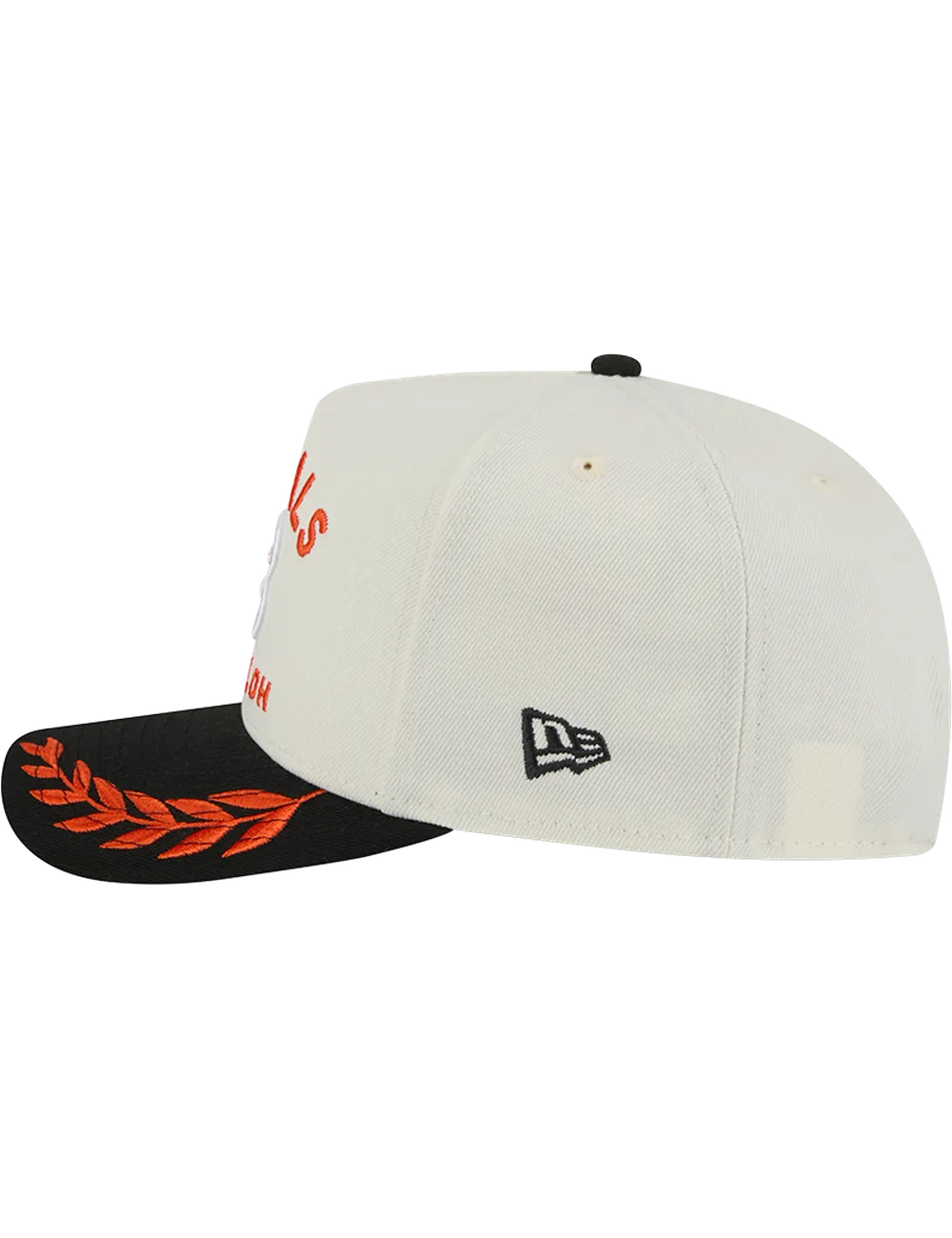 Cincinnati Bengals New Era NFL 25 Draft Pre-Curved 9FIFTY A-Frame Snapback Hat - Chrome