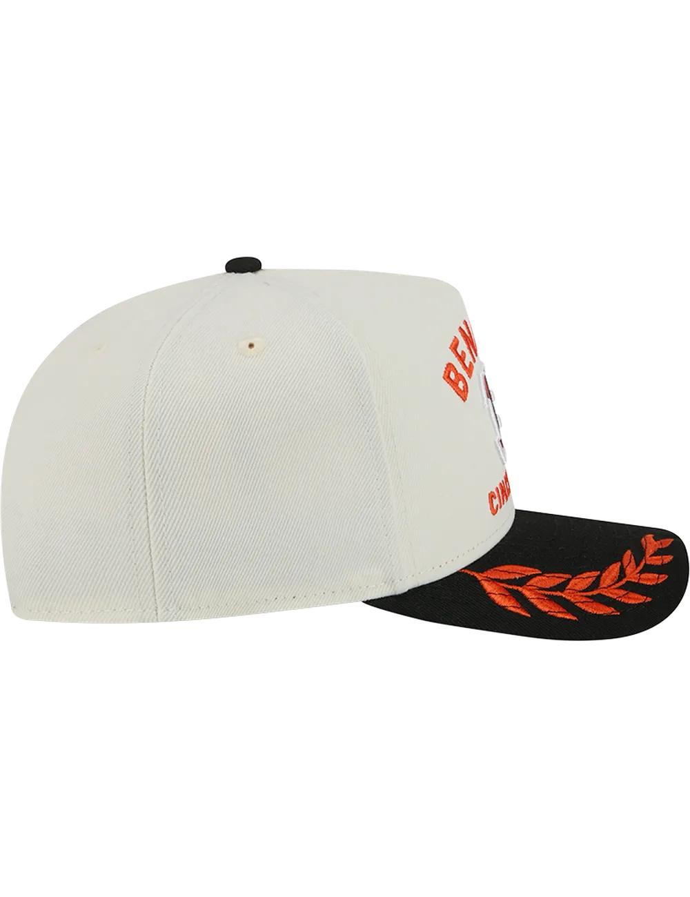 Cincinnati Bengals New Era NFL 25 Draft Pre-Curved 9FIFTY A-Frame Snapback Hat - Chrome