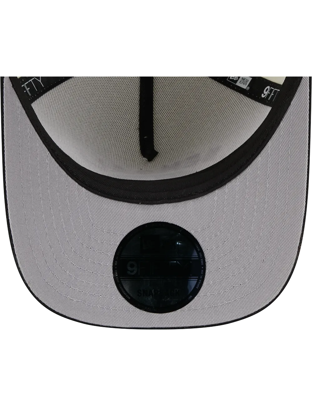 Cincinnati Bengals New Era NFL 25 Draft Pre-Curved 9FIFTY A-Frame Snapback Hat - Chrome
