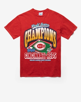 CINCINNATI REDS COOPERSTOWN WORLD SERIES LOCKER VINTAGE '47 TUBULAR TEE