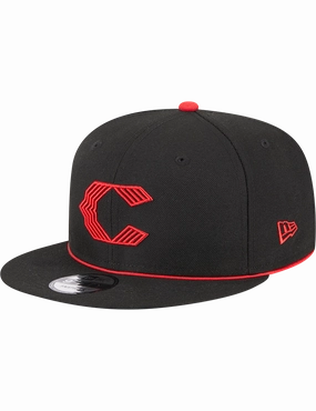 Cincinnati Reds New Era MLB City Connect 9FIFTY Snapback Hat - Black