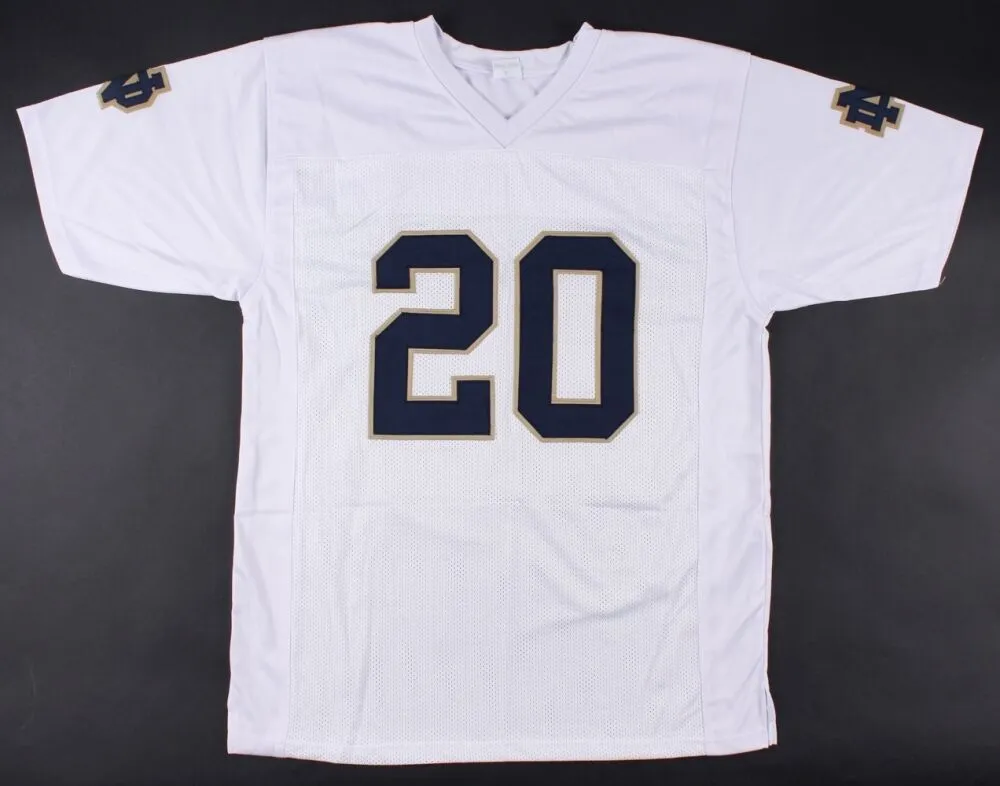 C.J. Prosise Signed Notre Dame Fighting Irish Jersey Inscribed "Go Irish" (PSA)