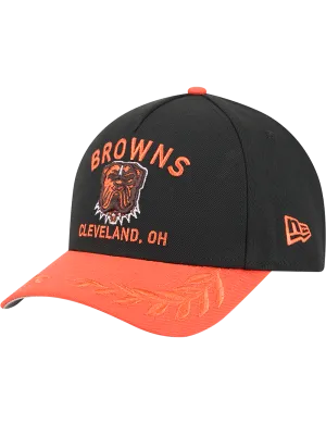 Cleveland Browns New Era NFL 25 Draft 9FORTY M-Crown Snapback Hat - Black
