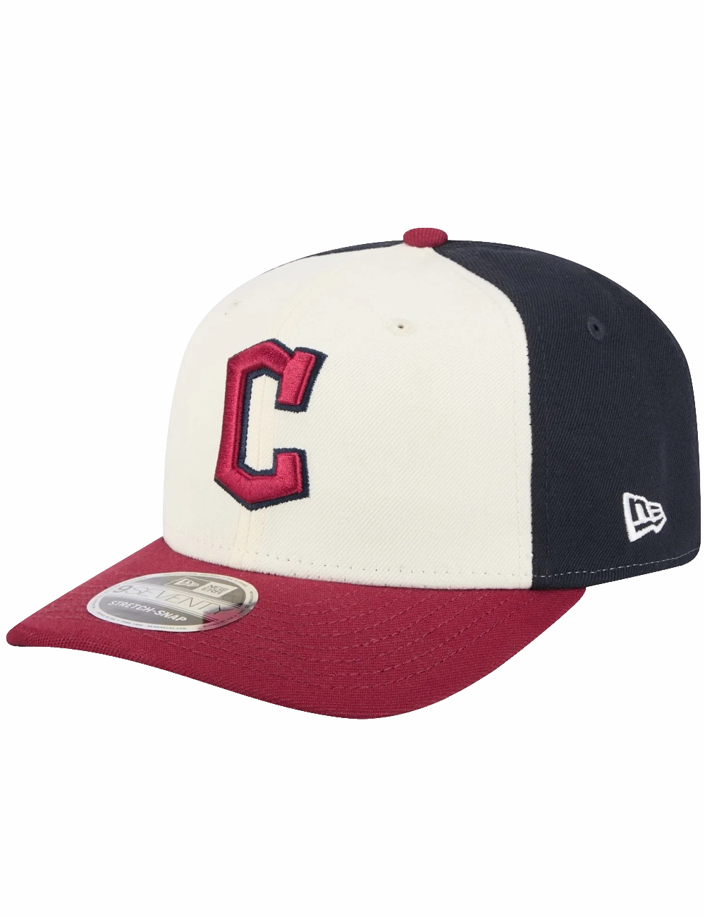 Cleveland Guardians New Era MLB City Connect 9SEVENTY Stretch Snapback Hat - Navy