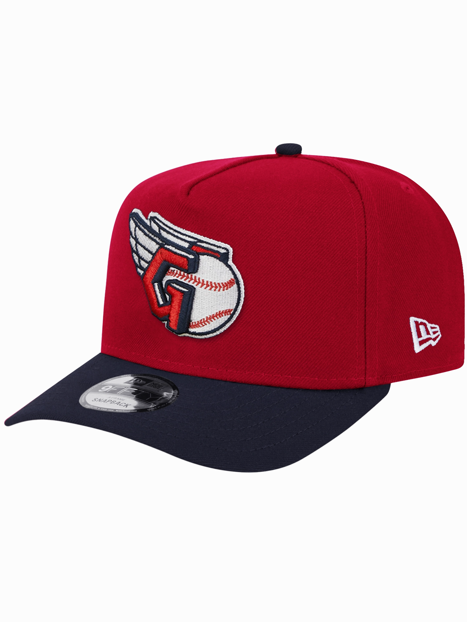 Cleveland Guardians New Era MLB Jacob Stadium 2T Pre-Curved 9FIFTY A-Frame Snapback Hat