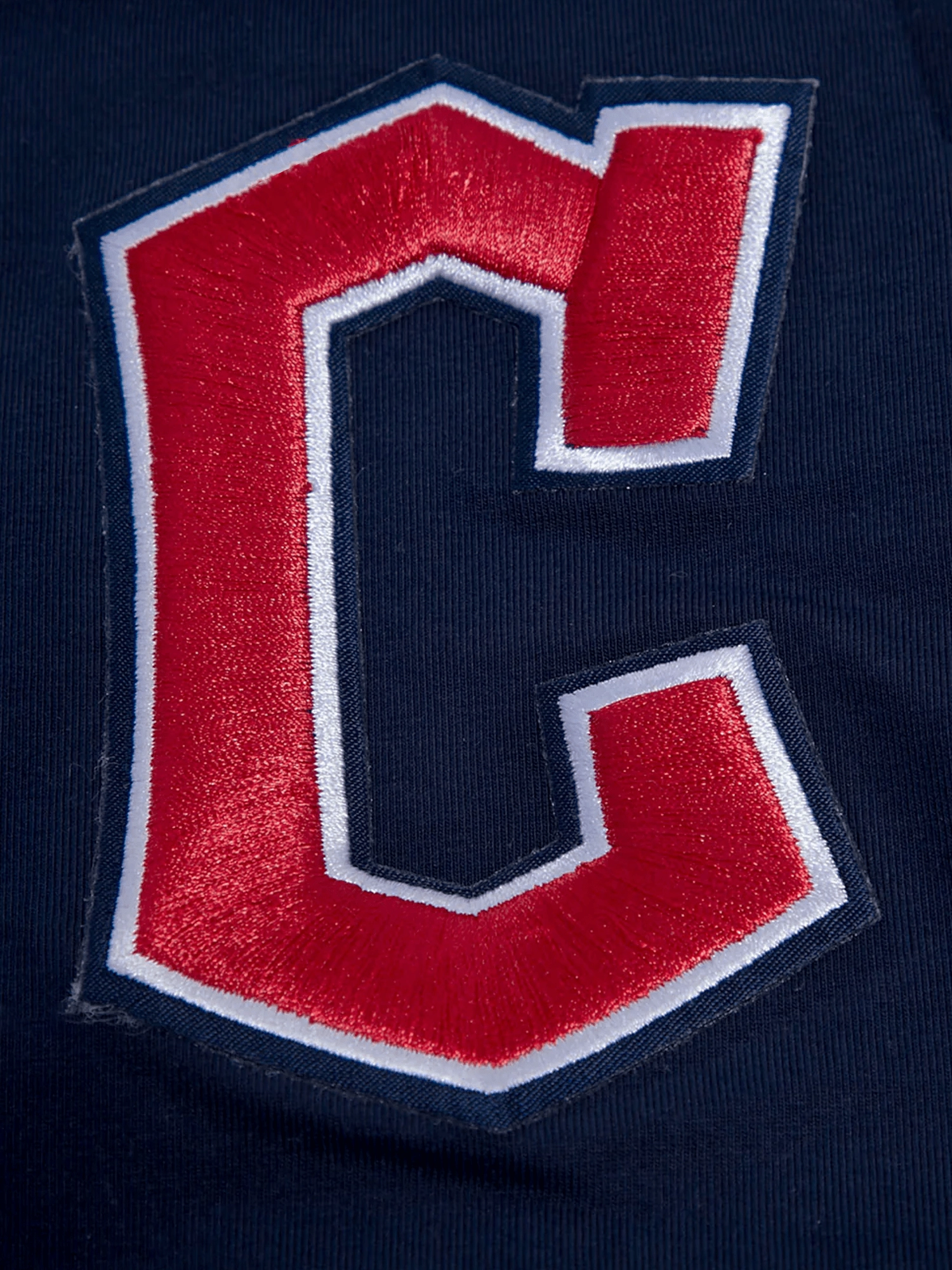 Cleveland Guardians Pro Standard MLB Team Chenille Flex T-Shirt - Navy