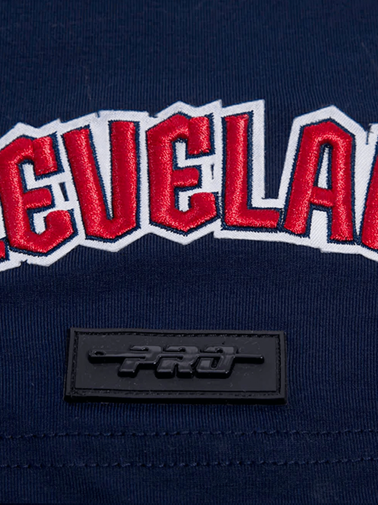 Cleveland Guardians Pro Standard MLB Team Chenille Flex T-Shirt - Navy