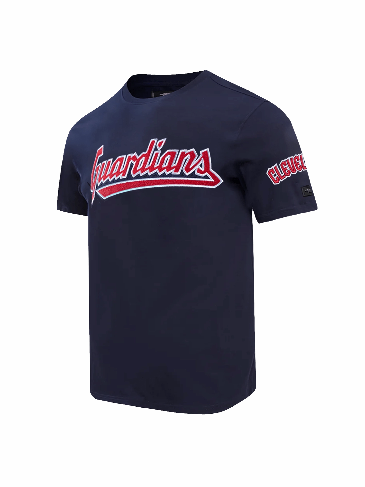 Cleveland Guardians Pro Standard MLB Team Chenille Flex T-Shirt - Navy