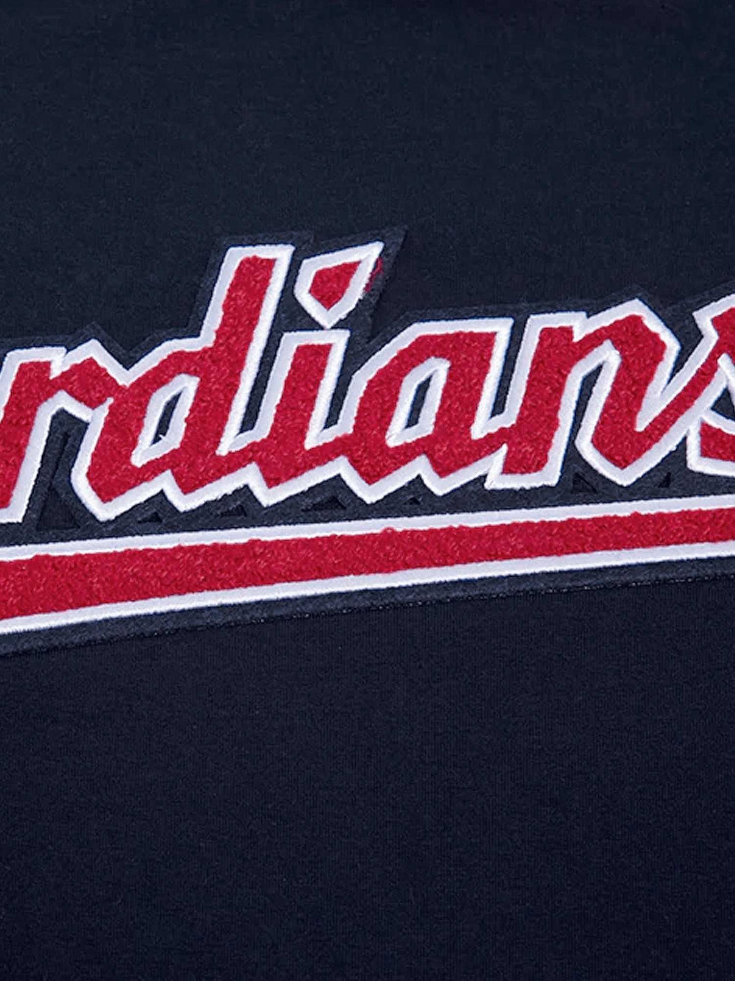 Cleveland Guardians Pro Standard MLB Team Chenille Flex T-Shirt - Navy