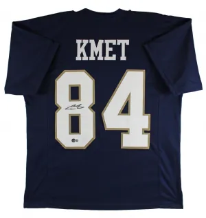 Cole Kmet Signed Notre Dame Fighting Irish Jersey (Beckett) Chicago Bears T.E.