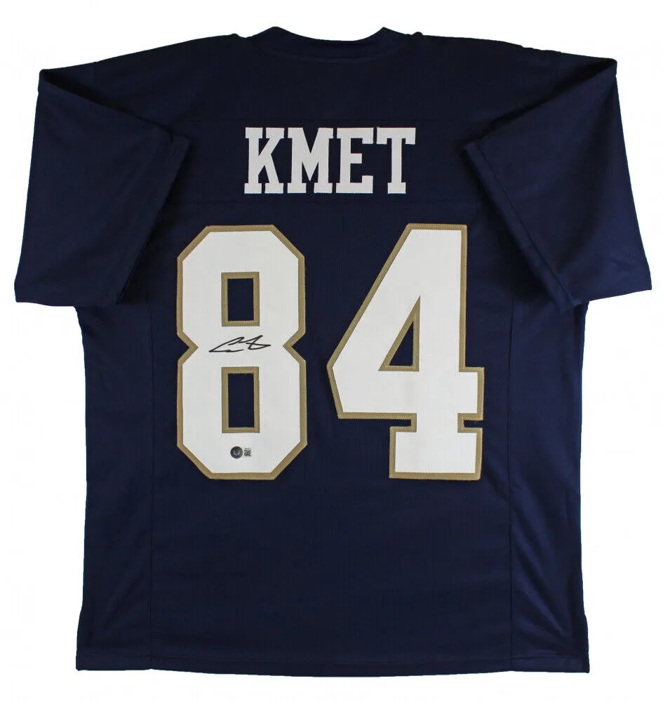 Cole Kmet Signed Notre Dame Fighting Irish Jersey (Beckett) Chicago Bears T.E.