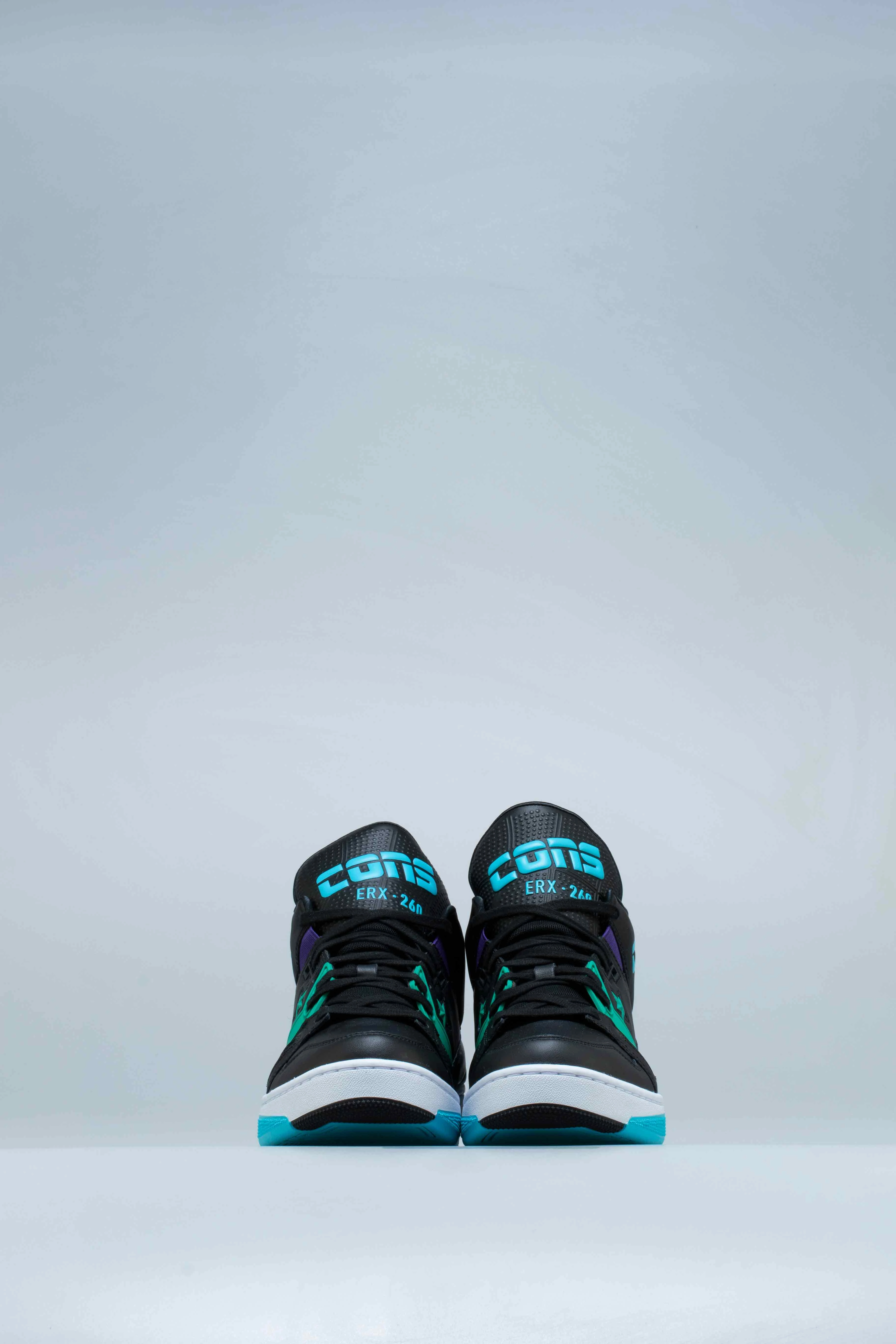 Converse ERX 260 Jewel Mid Mens Basketball Shoe - Black/Court Purple/Bold Jade