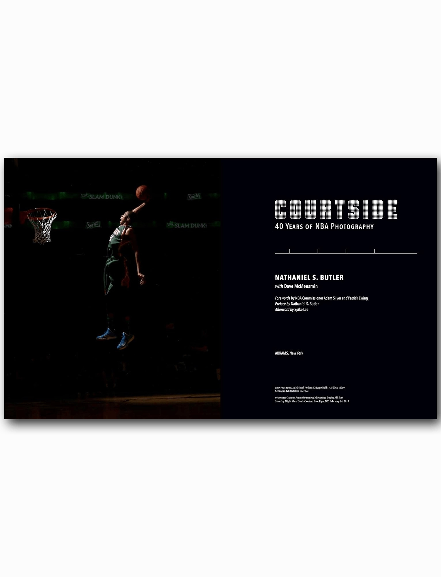 Courtside: 40 Years of NBA Photography Hardcover Coffee Table Book