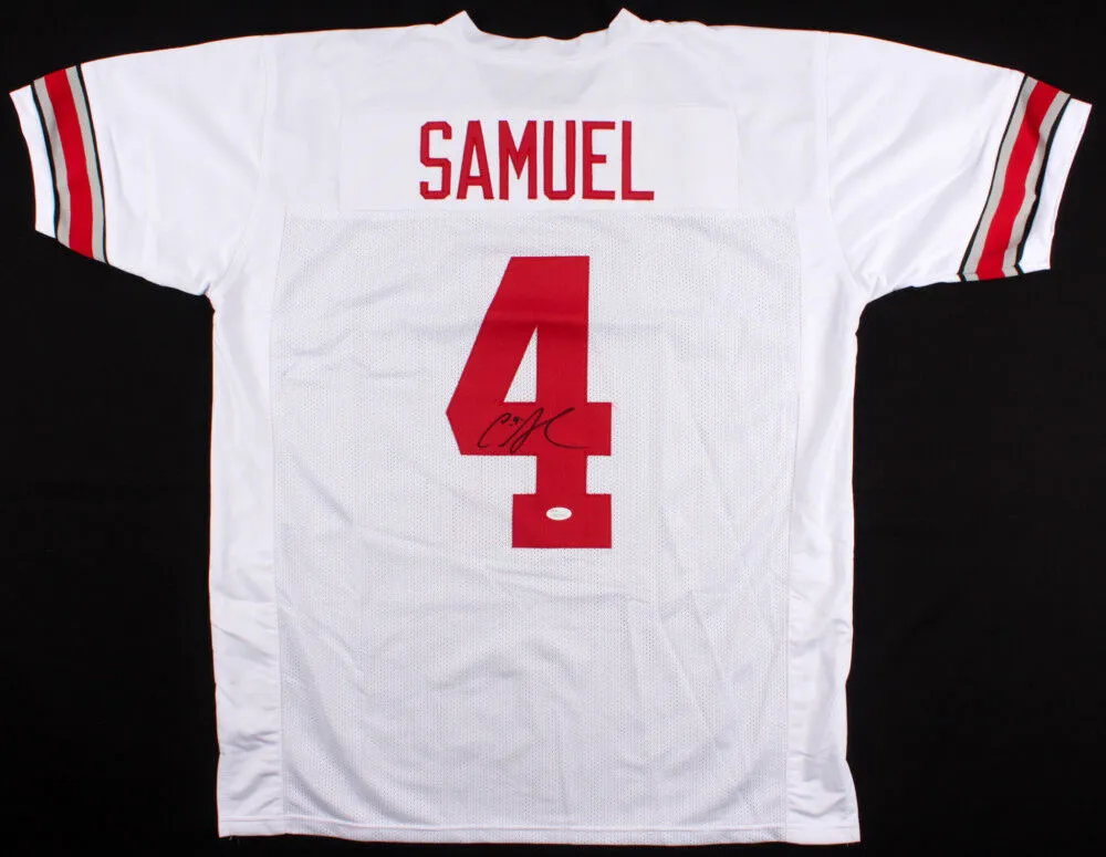 Curtis Samuel Signed Ohio State Buckeyes Jersey (JSA COA) Carolina Wide Receiver
