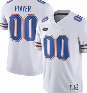 Custom Football Florida Gators White Jersey Mens Youth Women Short Sleeve College Jerseys Stitched American Football Jerseys