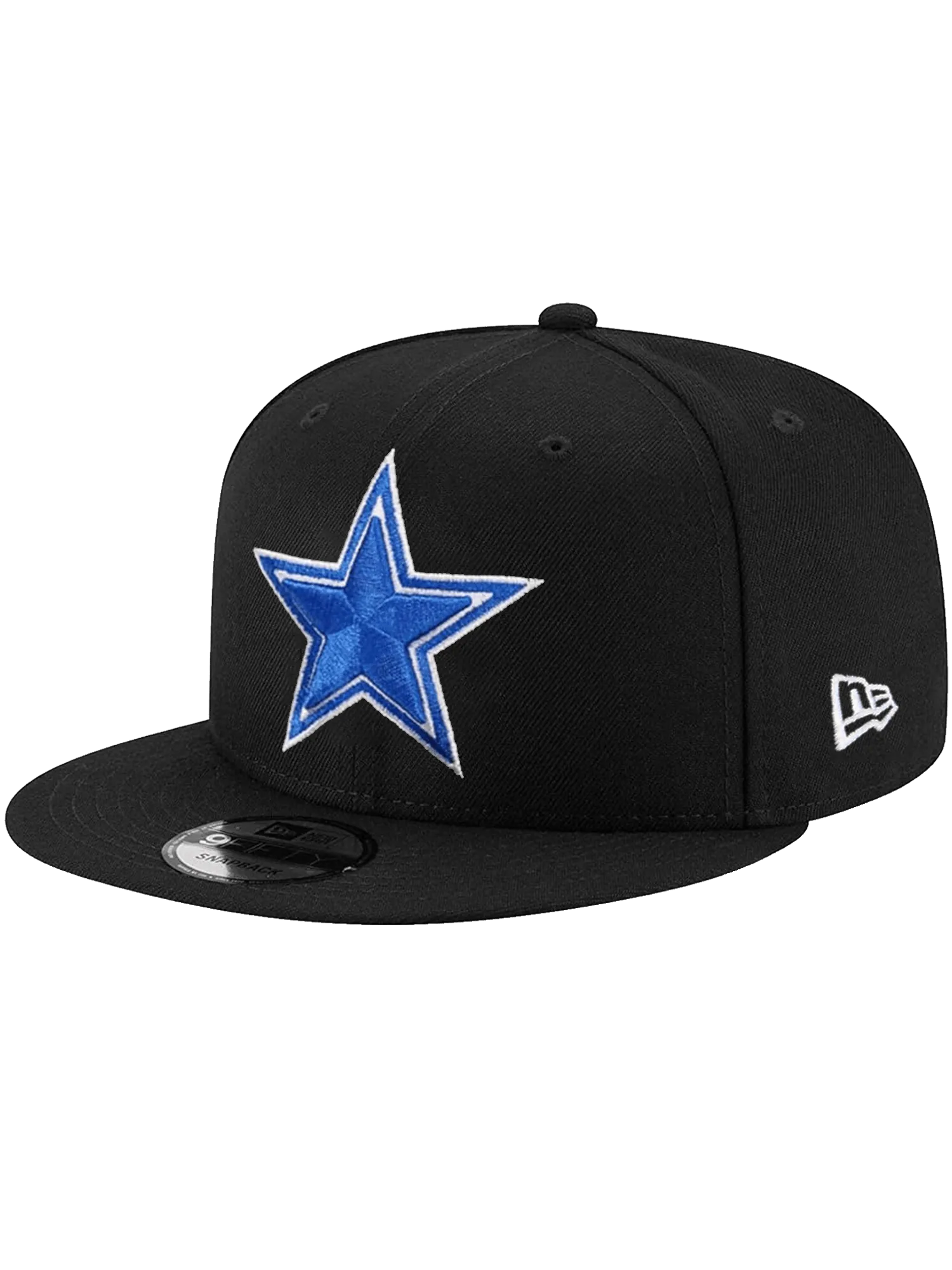 Dallas Cowboys New Era NFL 75th Ann Patch 9FIFTY Snapback Hat - Black