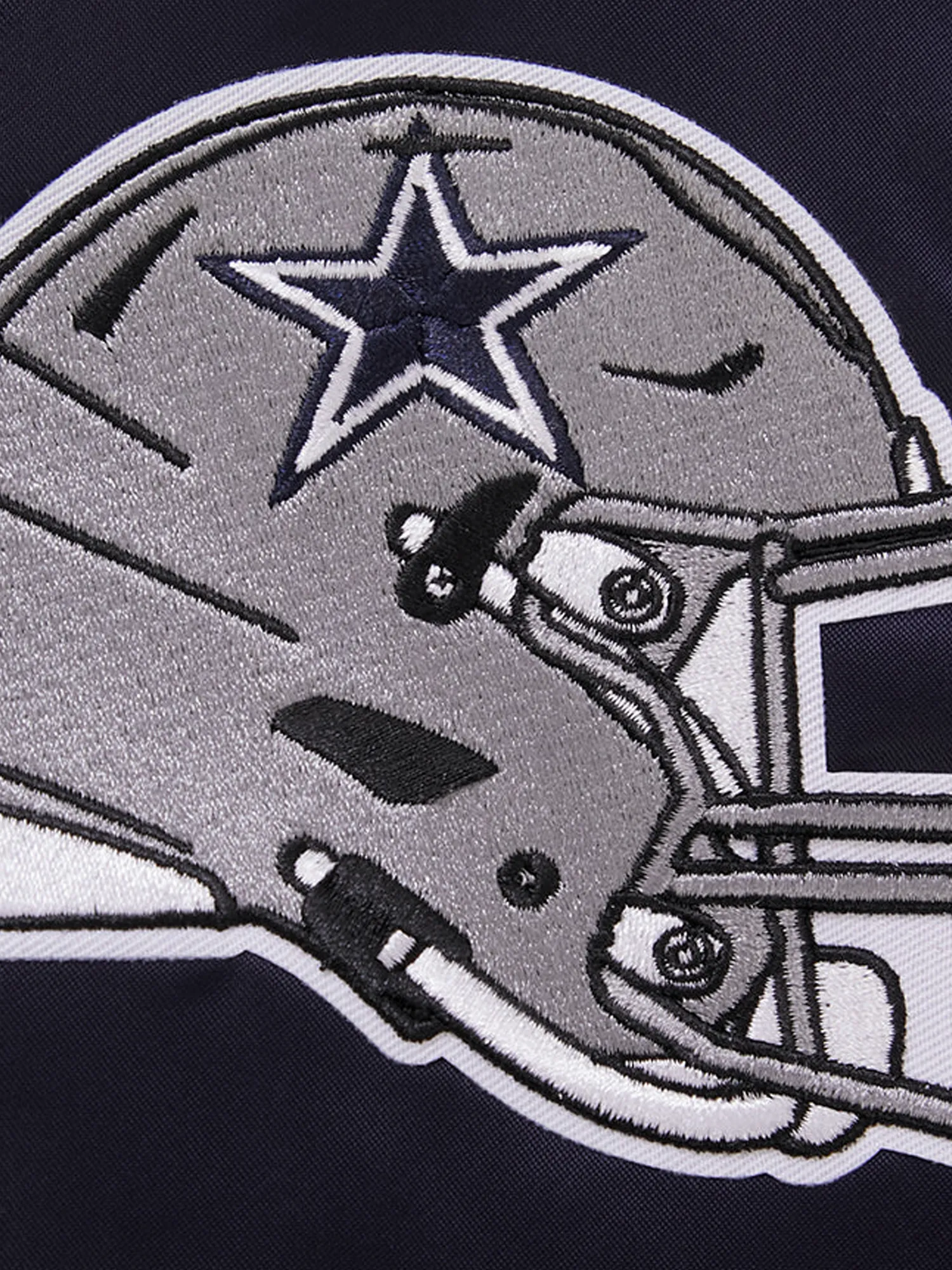 Dallas Cowboys Pro Standard NFL Team Classic Satin Button Jacket - Navy