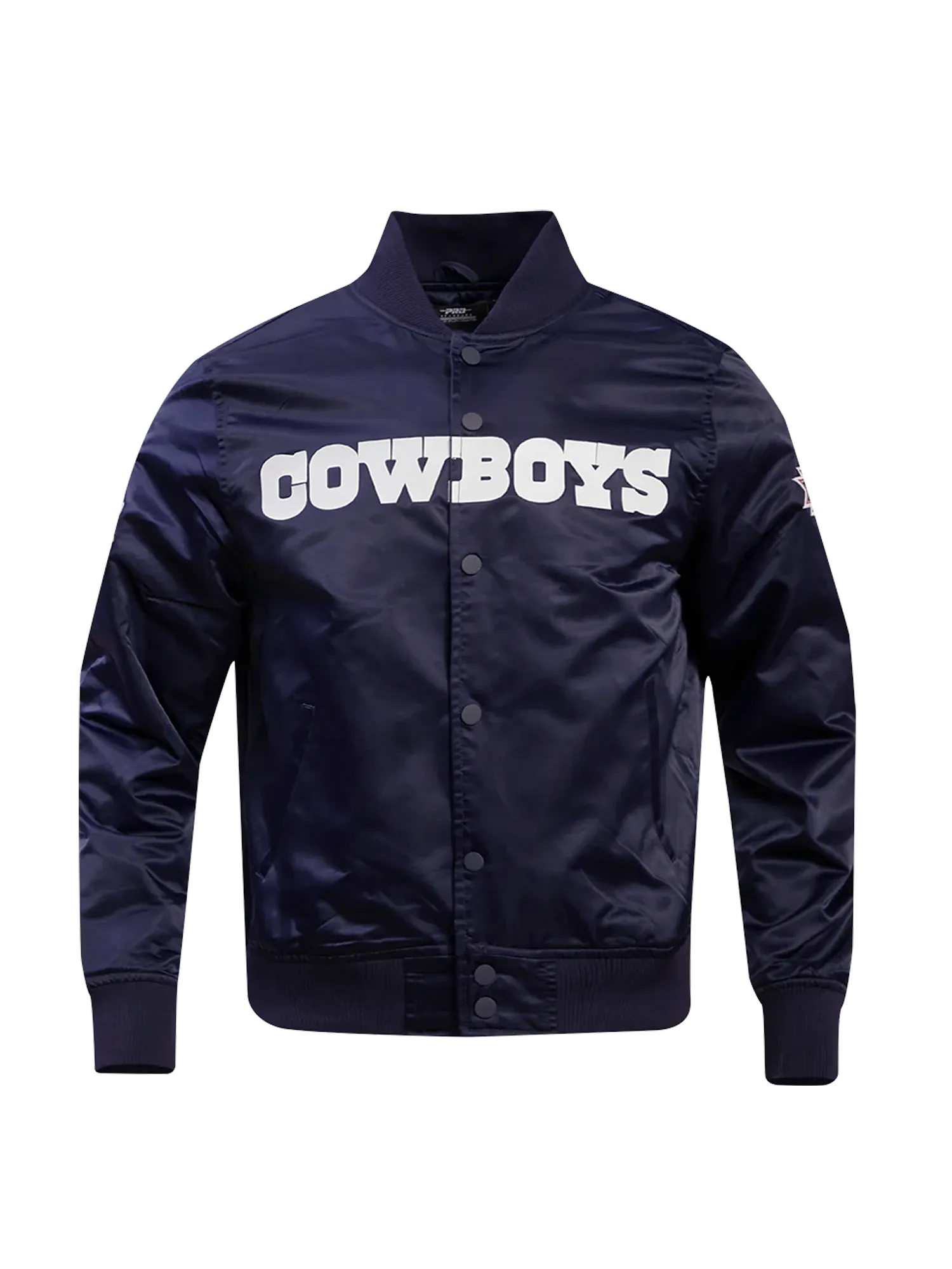 Dallas Cowboys Pro Standard NFL Team Classic Satin Button Jacket - Navy