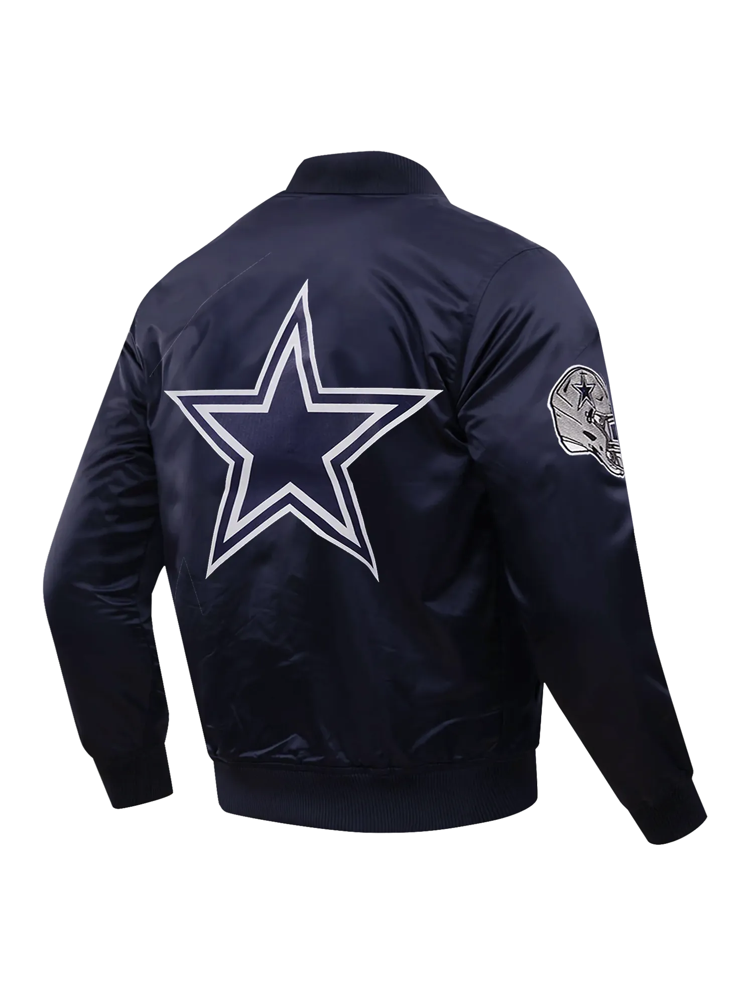 Dallas Cowboys Pro Standard NFL Team Classic Satin Button Jacket - Navy