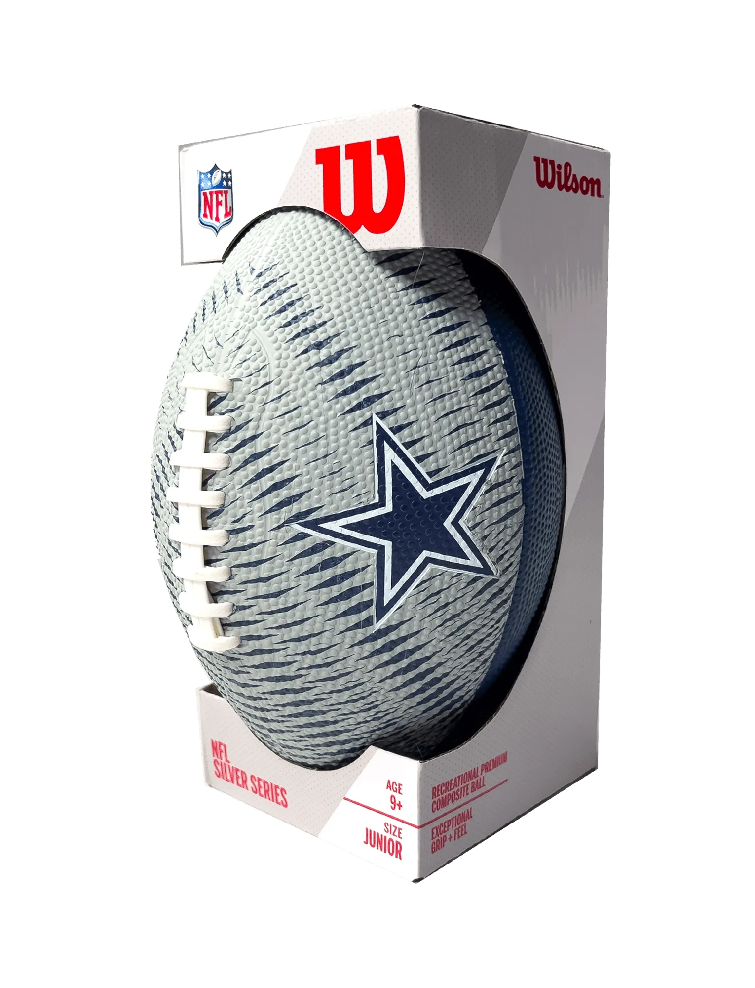 Dallas Cowboys Wilson NFL Team Tailgate Junior Football