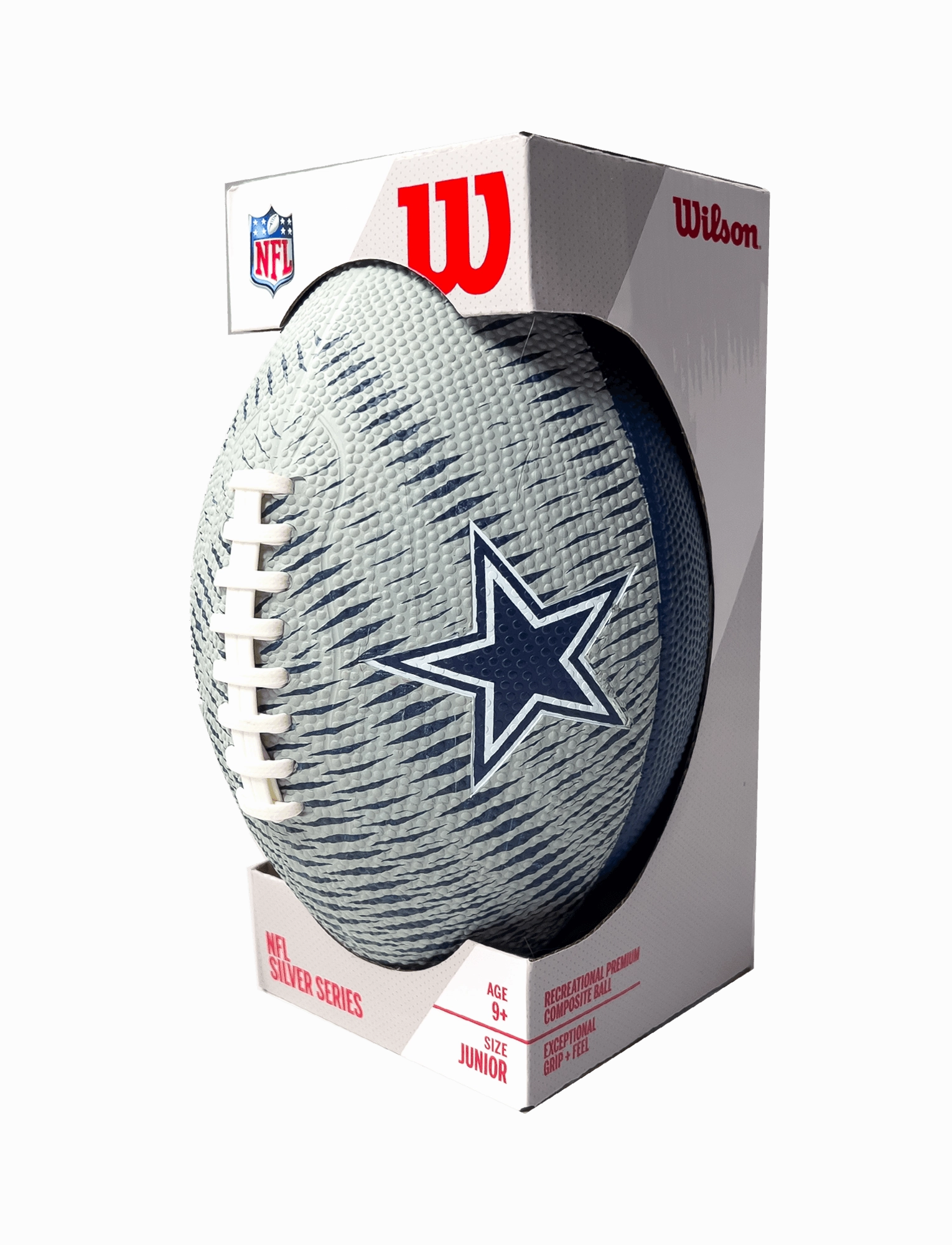 Dallas Cowboys Wilson NFL Team Tailgate Junior Football