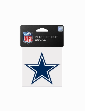 Dallas Cowboys Wincraft NFL 4" x 4" Perfect Cut Decal