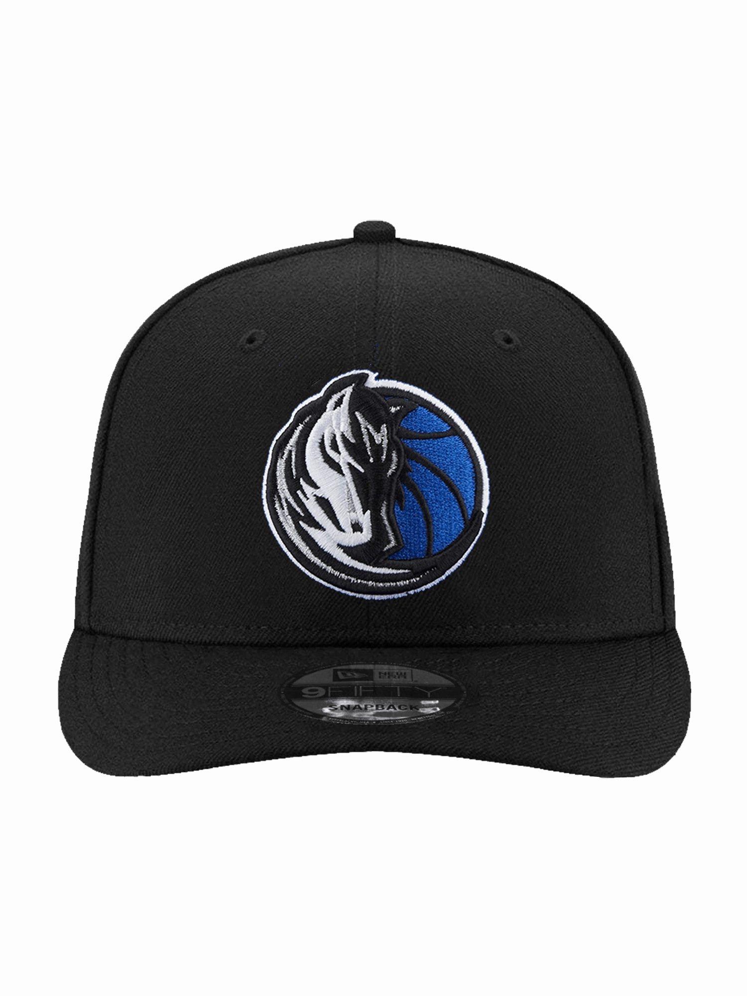 Dallas Mavericks New Era NBA Team Pre-Curved 9FIFTY Snapback Hat - Black