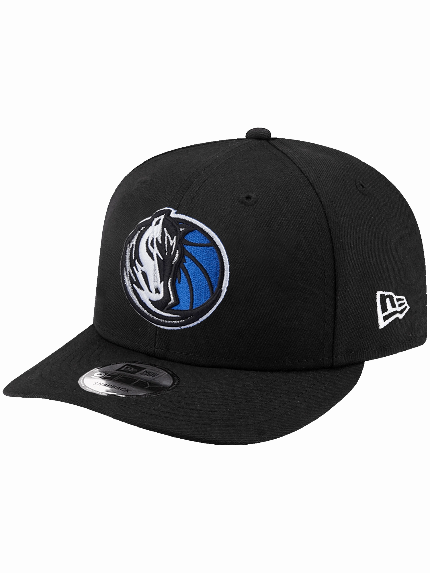 Dallas Mavericks New Era NBA Team Pre-Curved 9FIFTY Snapback Hat - Black