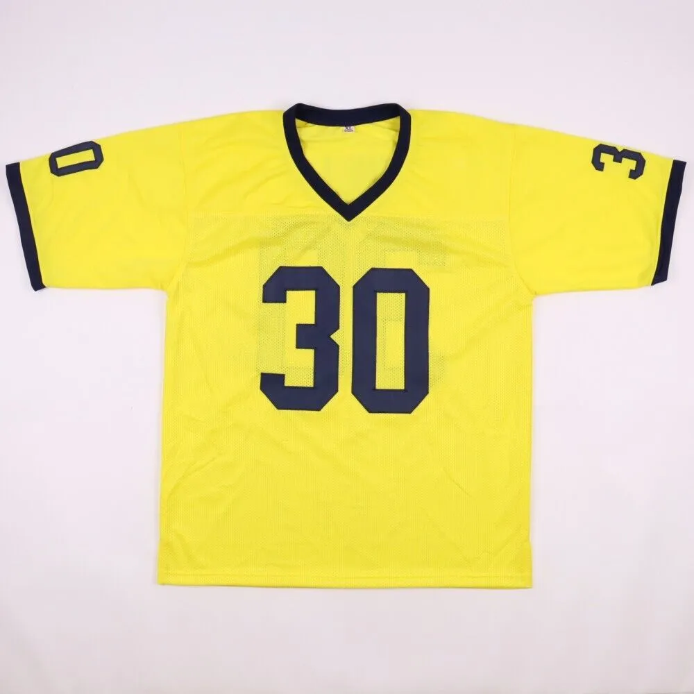 Daxton Hill Signed Michigan Wolverines Jersey (Beckett) Bengals 2022 1st Rnd Pck