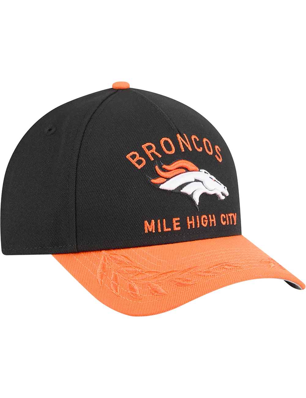 Denver Broncos New Era NFL 25 Draft 9FORTY M-Crown Snapback Hat - Black