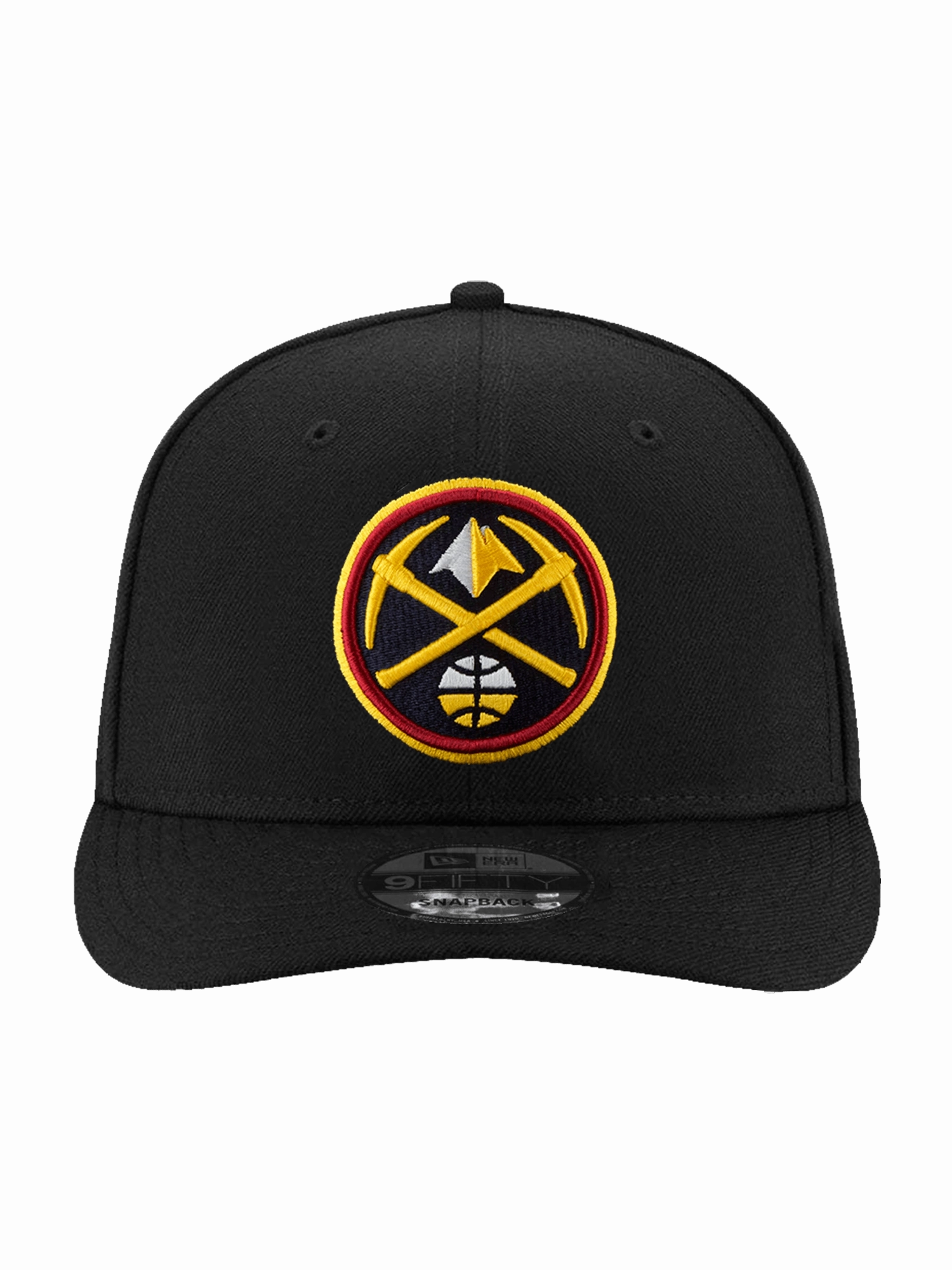 Denver Nuggets New Era NBA Team Pre-Curved 9FIFTY Snapback Hat - Black