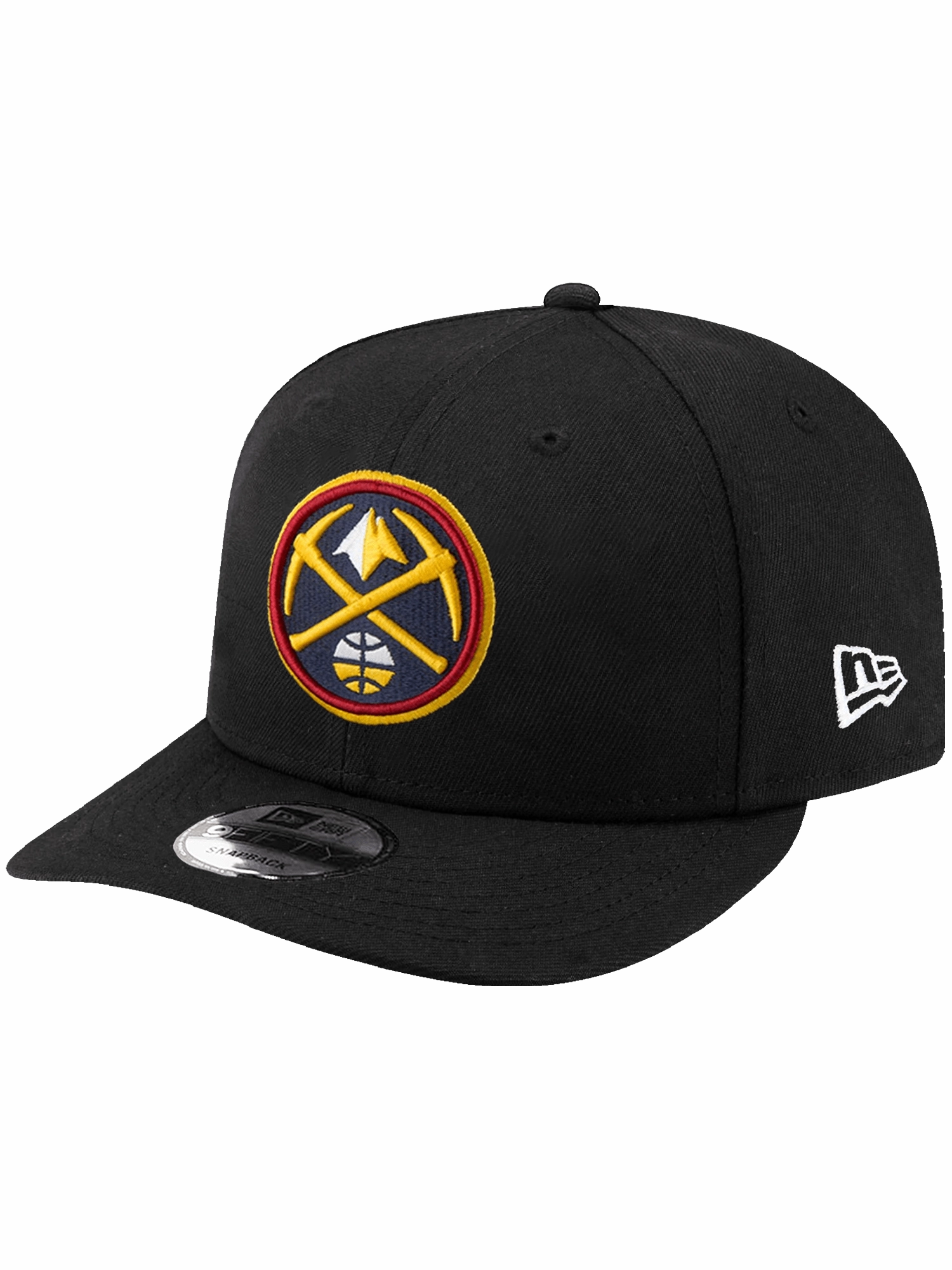 Denver Nuggets New Era NBA Team Pre-Curved 9FIFTY Snapback Hat - Black