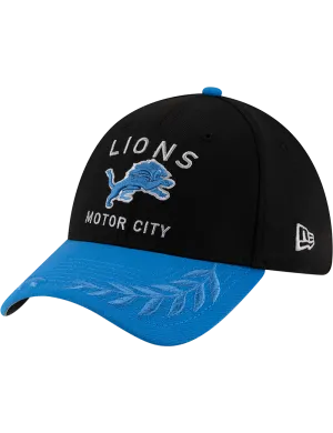 Detroit Lions New Era NFL 25 Draft 39THIRTY Stretch-Fit Hat - Black