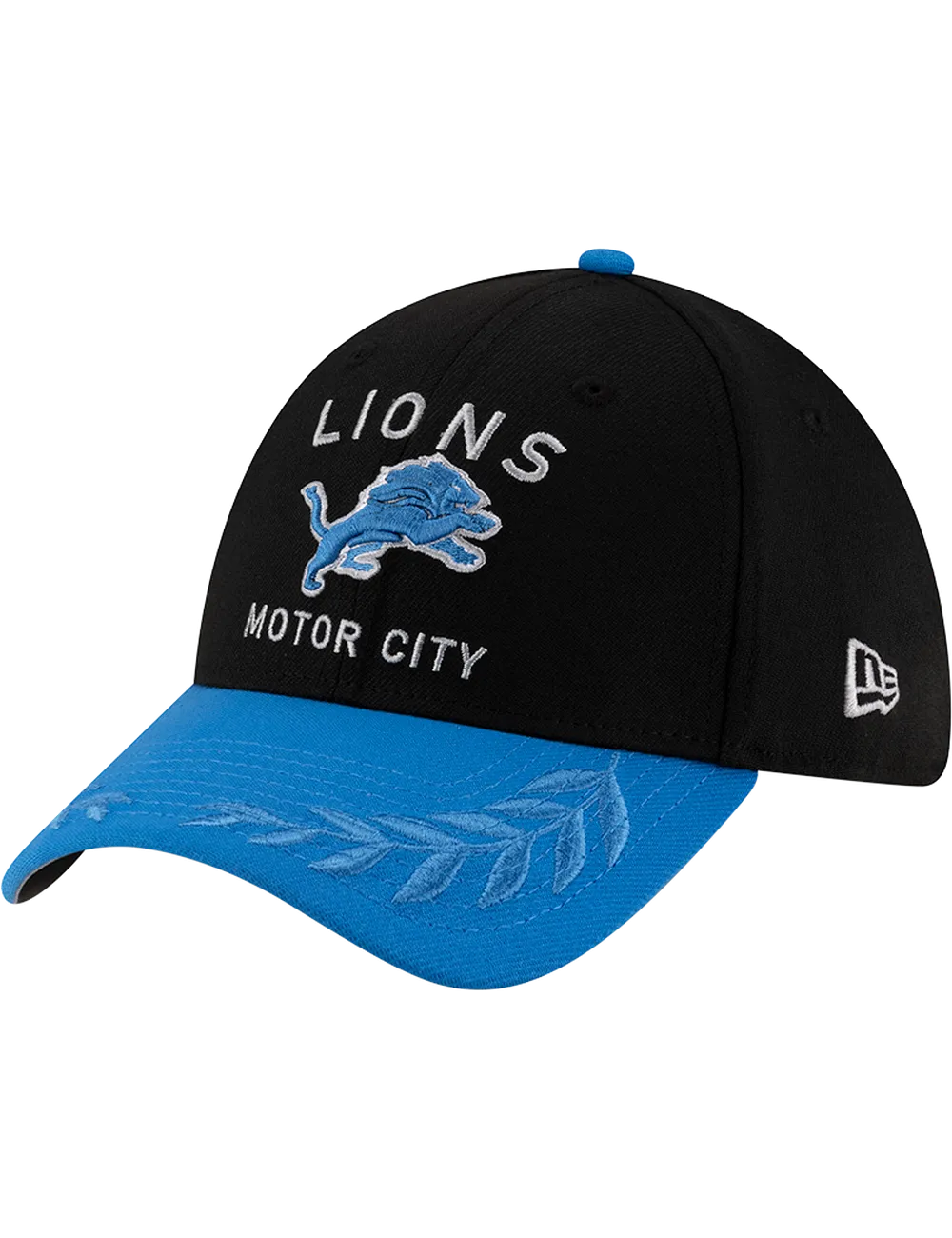 Detroit Lions New Era NFL 25 Draft 39THIRTY Stretch-Fit Hat - Black