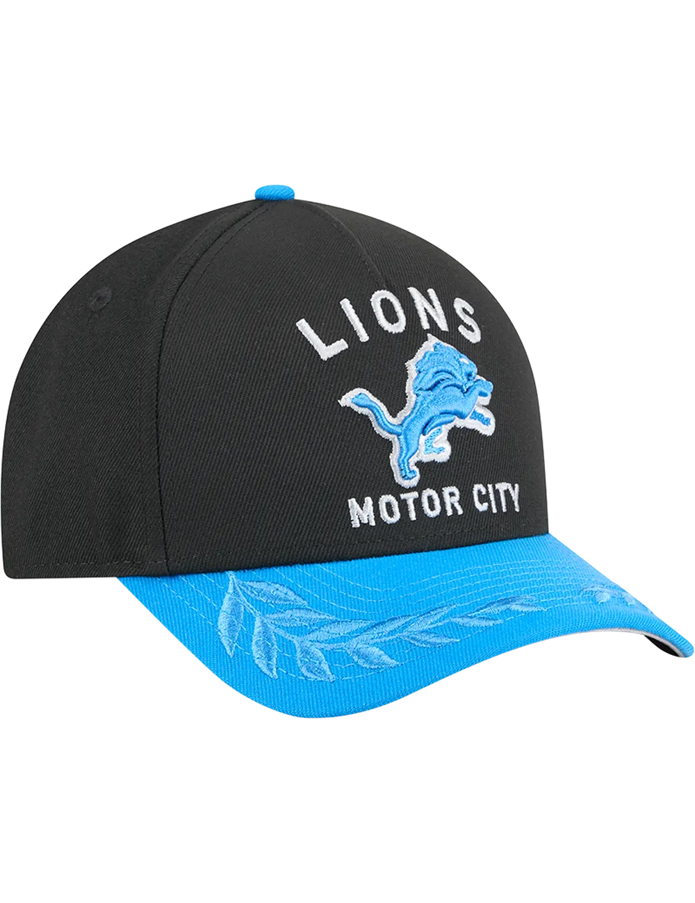 Detroit Lions New Era NFL 25 Draft 9FORTY M-Crown Snapback Hat - Black