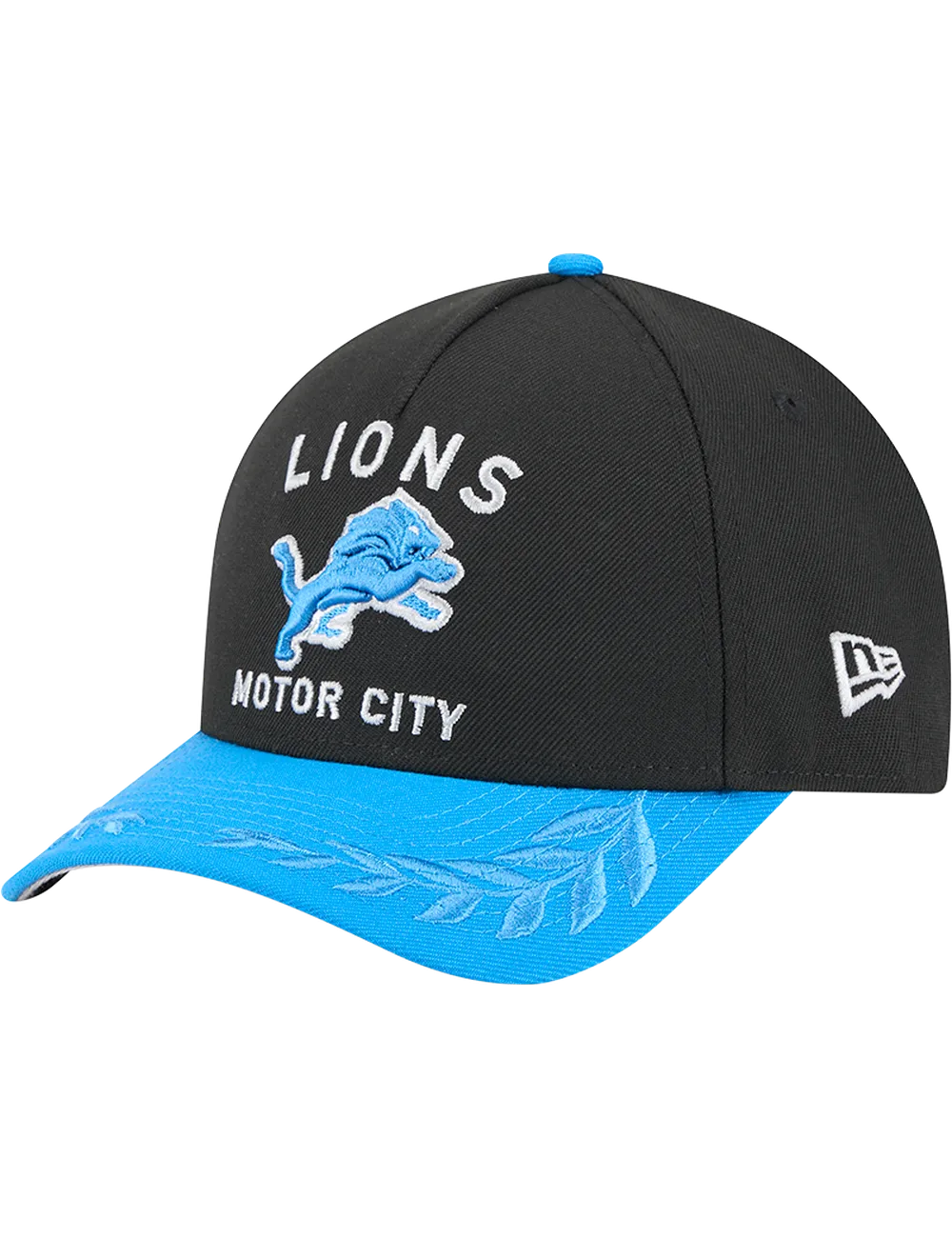 Detroit Lions New Era NFL 25 Draft 9FORTY M-Crown Snapback Hat - Black