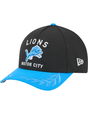Detroit Lions New Era NFL 25 Draft 9FORTY M-Crown Snapback Hat - Black