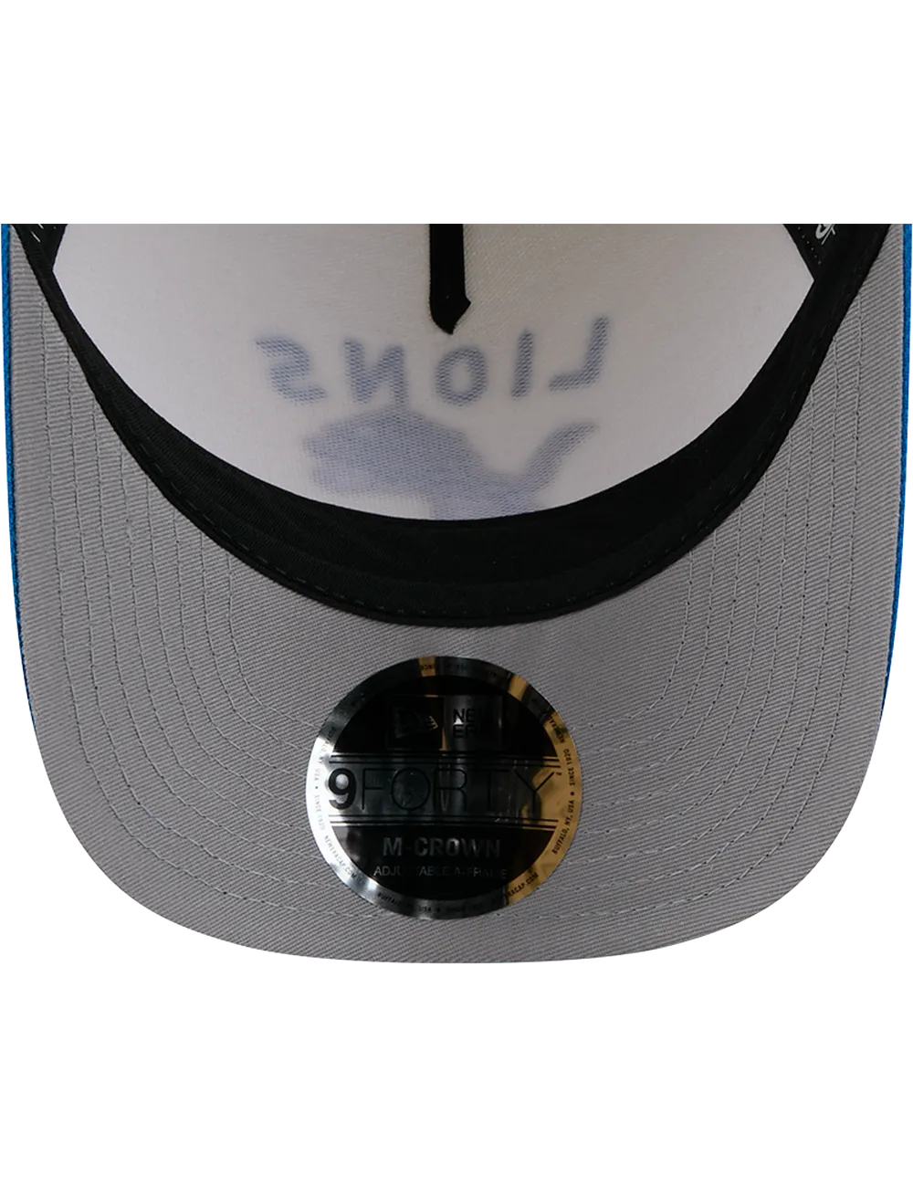 Detroit Lions New Era NFL 25 Draft 9FORTY M-Crown Snapback Hat - Chrome