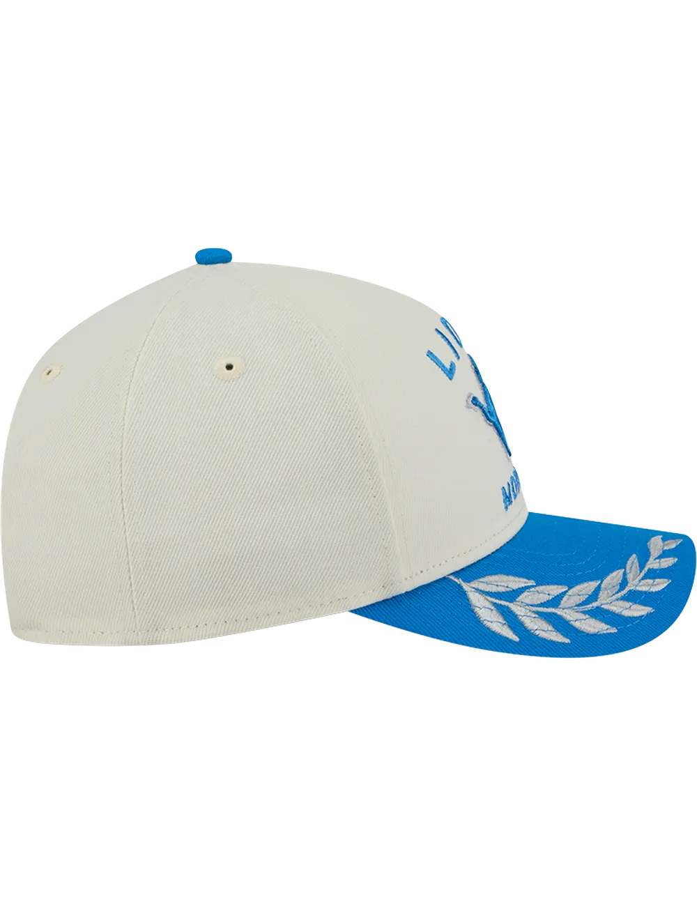 Detroit Lions New Era NFL 25 Draft 9FORTY M-Crown Snapback Hat - Chrome