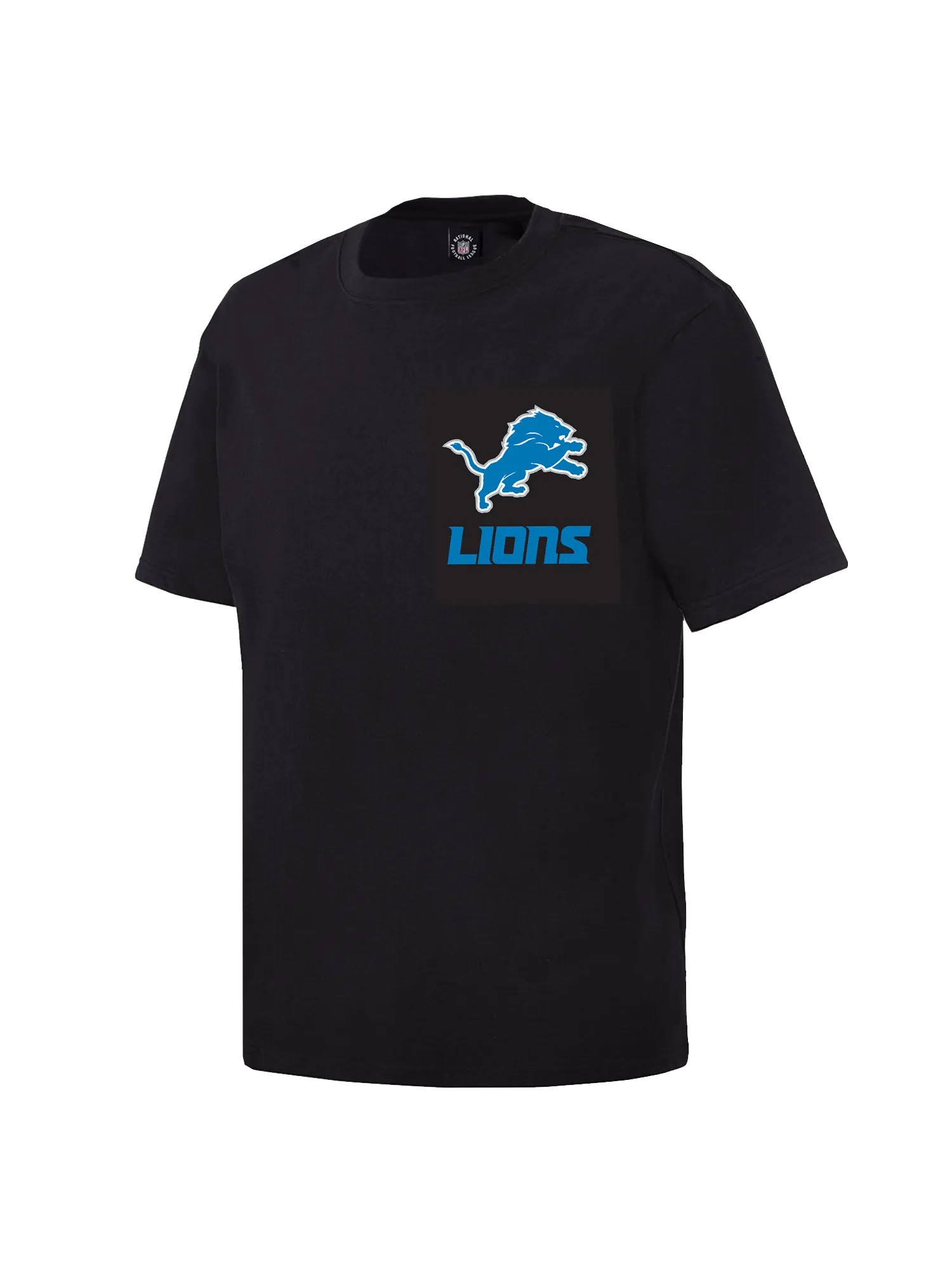 Detroit Lions NFL Steiner Chest Hit T-Shirt - Black