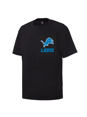 Detroit Lions NFL Steiner Chest Hit T-Shirt - Black