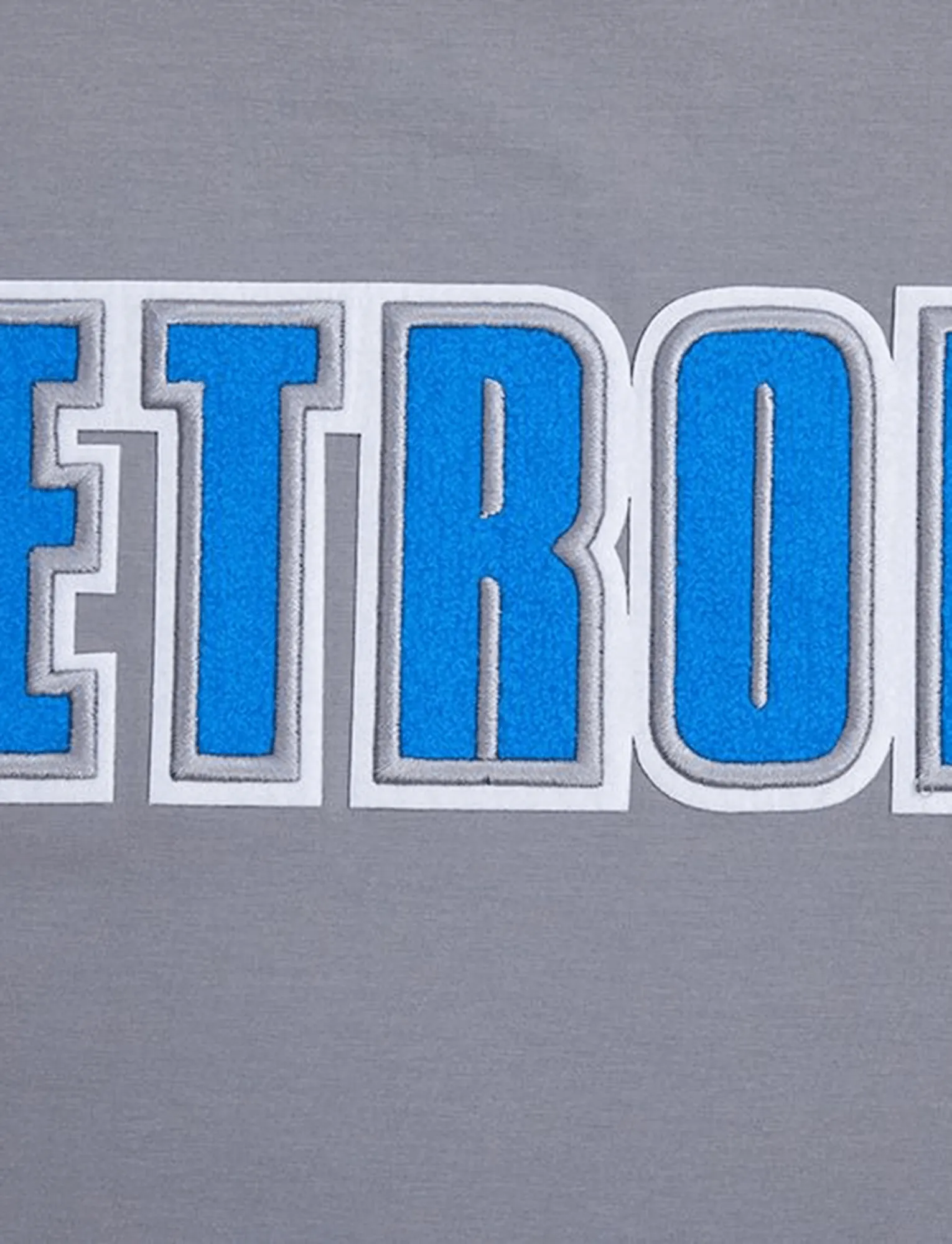 Detroit Lions Pro Standard NFL Classic Chenille Flex T-Shirt - Grey