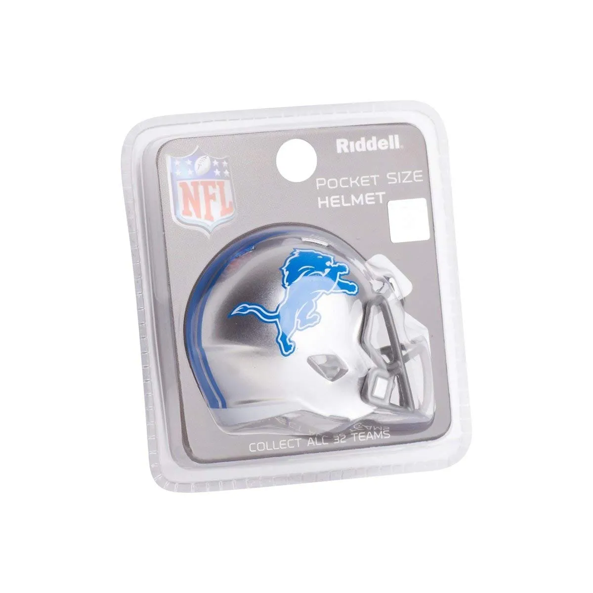 Detroit Lions Riddell NFL Speed Pocket Size Helmet