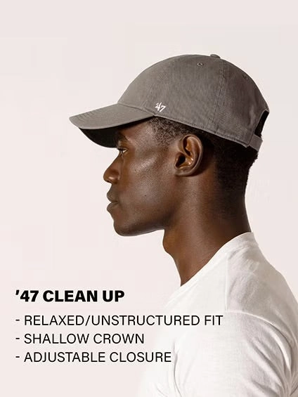 Detroit Tigers '47 MLB Team Clean Up Strapback Hat - Navy