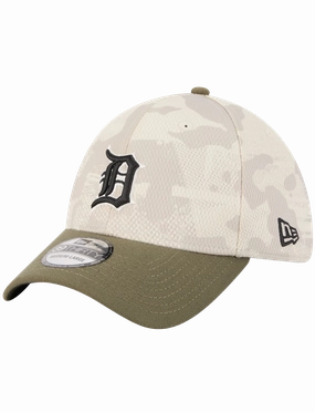 Detroit Tigers New Era MLB Armed Forces 2025 39THIRTY Stretch-Fit Hat