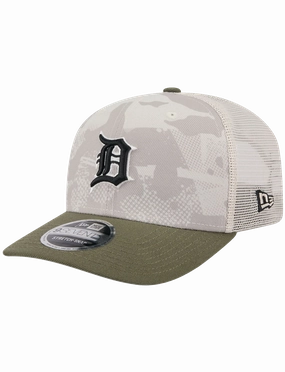 Detroit Tigers New Era MLB Armed Forces 2025 9SEVENTY Stretch-Snapback Hat