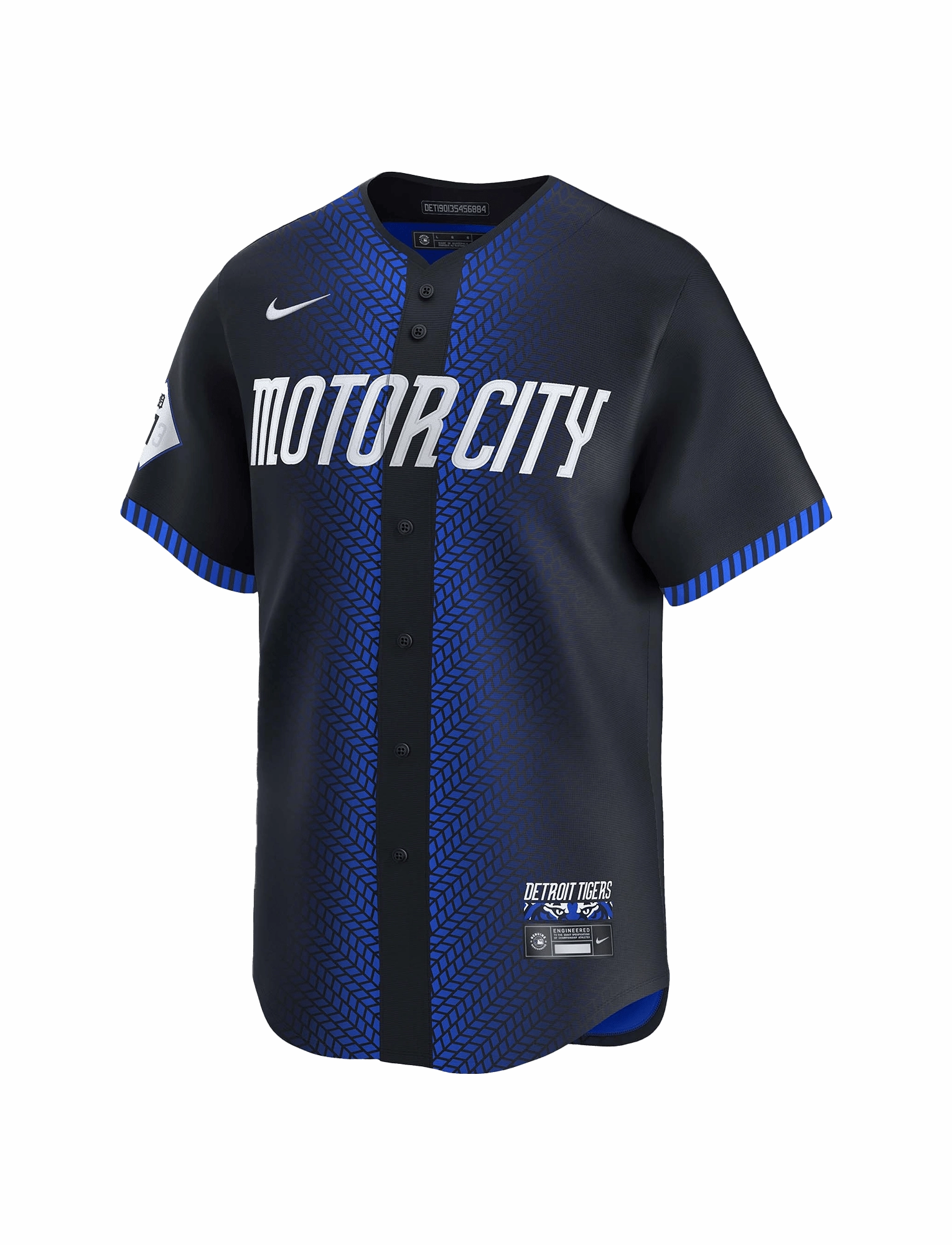 Detroit Tigers Nike MLB City Connect Limited Jersey - Black